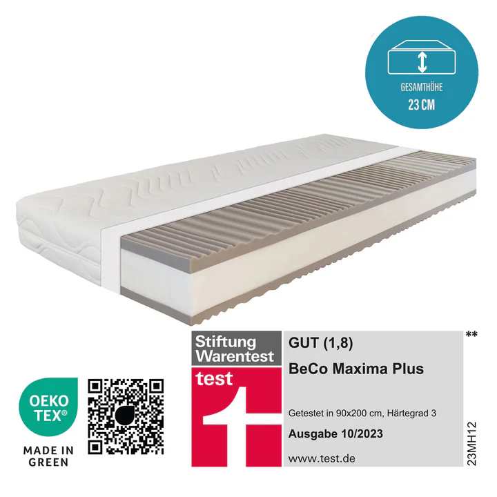 Beco Maxima Plus Taschenfederkernmatratze von Beco Matratzen